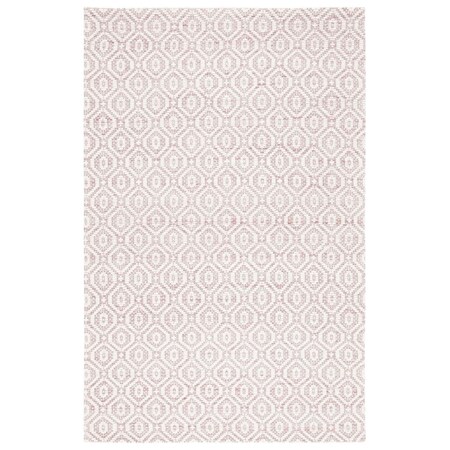 Safavieh 3 x 5 ft. Marbella Contemporary Hand Woven Rectangle Rug Pink & Ivory MRB325U-3